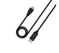 Monkey Ladder CAVO CONVERTER DP A HDMI 5.0 M, DP/M-HDMI/M, NERO - Collegamento di dispositivi a display HDMI, ideale per presentazioni e giochi.