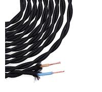 Monkey Ladder Cavo tessile intrecciato 2 x 0,75 mm C-41 nero seta 5 m