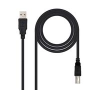 Monkey Ladder Cavo USB 2.0 per stampante, tipo A/M-B/M, maschio-maschio, nero, 4,5 m