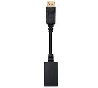 Monkey Ladder Convertitore DisplayPort a HDMI, DP/M-HDMI/H, 15 cm, per collegare dispositivi multimediali e trasmettere audio e video in alta definizione.