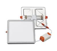 Monkey Ladder Downlight regolabile da incasso 230 x 230 mm, 20 W, 3000 K, colore argento, quadrato, con taglio regolabile. Ideale per migliorare l'illuminazione nel tuo spazio.