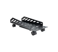 Monkey Ladder Supporto da pavimento con ruote per CPU, in metallo, colore: nero