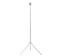 monkey ladder Telaio in piedi - Telaio per soggiorno serie Imola, colore argento, supporto E27, misure 130x55x55 cm, design moderno ed elegante