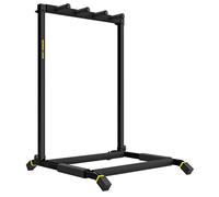 MONKEY LOOP Floor Prime 3 - Piano Stand per 3 Chitarre o Bassi - Compatibile con Chitarre Elettriche e Bassi Elettrici - Supporto Riempita di Schiuma - Resistente ai Graffi