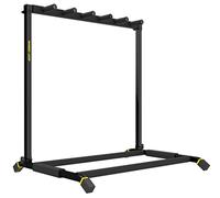 Monkey Loop Floor Prime 5 - Piano Stand per 5 Chitarre o Bassi - Compatibile con Chitarre Elettriche e Bassi Elettrici - Supporto Riempita di Schiuma - Resistente ai Graffi