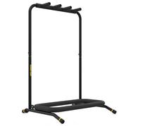 Monkey Loop Floor Prime Plus 3 - Piano Stand per 3 Chitarre o Bassi - Compatibile con Chitarre Elettriche e Bassi Elettrici - Supporto Riempita di Schiuma - Resistente ai Graffi