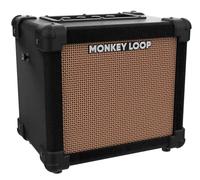Monkey Loop MLA-10AC - Amplificatore per chitarra acustica - Amplificatore combo da 10 W - Altoparlante da 5 pollici 4 Ohm - Opzione di alimentazione con 6 batterie AA con adattatore CA