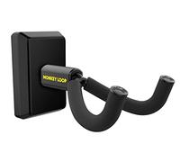 Monkey Loop Prime Black - Supporto per Chitarra Parete - Gancio di Chitarra Elettrica o Acustica -Wall coat Rack per Chitarra con Protezione in Gomma - Apertura di 55 mm - Colore Nero