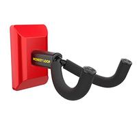 Monkey Loop Prime Cherry - Supporto per Chitarra Parete - Gancio di Chitarra Elettrica o Acustica -Wall coat Rack per Chitarra con Protezione in Gomma - Apertura di 55 mm - Colore Rosso