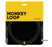 Monkey Loop Pro Studio Silent Cavo Jack Angolato da Mono a Mono - Cavo con 1 Estremità Angolata - Rivestimento in PVC - Isolamento Massimo - Lunghezza 5 Metri