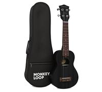 MONKEY LOOP Stone Black Ukelele Soprano