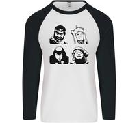 Monkey Magic Giapponese Fantasy MMA Uomo L/S Maglietta Da Baseball
