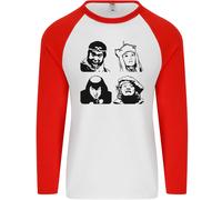 Monkey Magic Giapponese Fantasy MMA Uomo L/S Maglietta Da Baseball