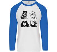 Monkey Magic Giapponese Fantasy MMA Uomo L/S Maglietta Da Baseball