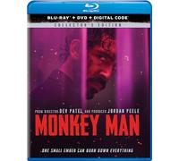 Monkey Man (Blu-ray + DVD + Digital)