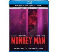 Monkey Man - Collector's Edition Blu-ray + DVD + Digital (Blu-ray) Various