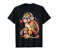 Monkey Occhiali da sole Holiday Music Fan Nature Monkey Music Maglietta