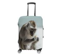 Monkey on the Ground Copertura per bagagli approvata TSA per valigie per bagagli elastica lavabile copertura antigraffio per bagagli da viaggio manica protezione per valigie adatta, Scimmia sul