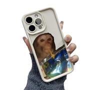 Monkey Phone Case, All-Inclusived Shockproof Tpu Cover for iPhone 16 15 14 13 12 11 Pro Max (16 Pro Max,#6)