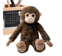 Monkey Plush - Animale in peluche di scimmia, cuscino di Monķey, animale sospeso a braccia lunghe | Peluche realistico 36 cm, eluche divertente đe decorazione per la casa, regalo per e adulti, p¤elu