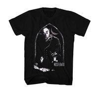 Monkey Print Maglietta Uomo Nosferatu Gotico Vampiro - Nero, XL