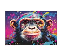 Monkey Puzzle Games for Adults E Bambini - for Creativity And Mindfulness - Challenging Jigsaw Puzzles 1000 Pezzi for Family (75×50cm)
