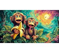 monkey Puzzle impossibili 1000 Pezzi Decorazione per la casa. Rilassamento e Intelletto per Adulti e Bambini da 12 Anni 38x26cm/1000pcs