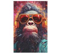 Monkey Puzzle Per Adulti 1000 Pezzi Difficile Puzzles in Legno Impegnativo Gioco Preciso A Incastro Gioco Educativo Sfida Giocattolo 78×53cm