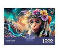 Monkey Puzzles 1000 Pezzi Perfetto Per Appassionati Di Esperti Sfida Impossibile Scompresso Giocattoli Regalo Per La Famiglia Regalo Per Adulti E Bambini Da 14 Anni E Più 38x26cm/1000pcs