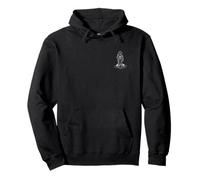 Monkey See Monkey Do (Funny Ape Astronaut) (Stampa Posteriore) Felpa con Cappuccio
