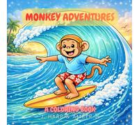 Monkey Sports Adventures Coloring Book for Kids Ages 4+: Active Jungle Fun with Games, Play, and Imagination