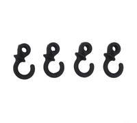 Monkey Tail Dampener 4pcs Soft Rubber Bow per stabilizer Monkey(4PCS black) | 4 , gomma morbida, riduzione rumore, flessibile, per compound