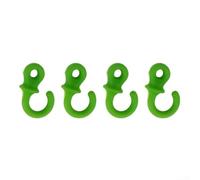 Monkey Tail Dampener 4pcs Soft Rubber Bow per stabilizer Monkey(4PCS green) | 4 , gomma morbida, riduzione rumore, flessibile, per compound