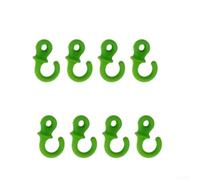 Monkey Tail Dampener 4pcs Soft Rubber Bow per stabilizer Monkey(8PCS green) | 4 , gomma morbida, riduzione rumore, flessibile, per compound