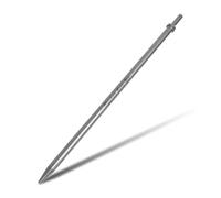MonkeyKingBar - Scalpello pneumatico 0,6 x 45,7 cm scalpello ad aria a punta tonda - Punzone conico rotondo con gambo da 1,2 cm adatto per martello pneumatico