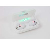 Monkeylectric - Cuffie wireless iSmart8, unisex, taglia unica, colore: Bianco