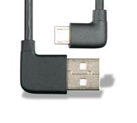 MonkeyLink Unisex - Adulto ML ChargingCable C to Micro USB 30 cm, Nero, 30 cm