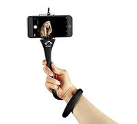 Monkeystick - Supporto Flessibile per Smartphone con Telecomando Bluetooth, per Smartphone e GoPro, 360°, Colore: Nero