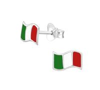 Monkimau Italia Orecchini per bambini, argento 925, gioielli orecchini a bottone per bambine, ipoallergenici e senza nichel, idea regalo orecchini per bambini