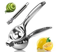 Monkkino spremiagrumi, strumento per lime e limoni con grattugia in acciaio inossidabile, manuale