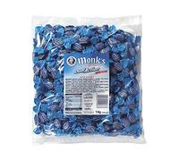 Monk's Dual Action Light Kg 1 - Caramelle Balsamiche Senza Zucchero ripiene di Sciroppo Balsamico e Vitamina C