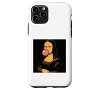 Monna Lisa bubblegum divertente Custodia per iPhone 11 Pro