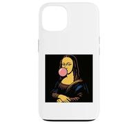 Monna Lisa bubblegum divertente Custodia per iPhone 13