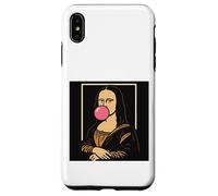 Monna Lisa bubblegum divertente Custodia per iPhone XS Max