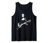 Monna Lisa Che Suona la Chitarra Canotta