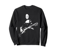 Monna Lisa Che Suona la Chitarra Felpa