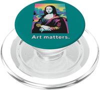 Monna Lisa Interpretazione Moderna L'ARTE CONTA PopSockets PopGrip per MagSafe