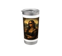 Monna Lisa nera, mese della storia nera Bicchiere termico in acciaio inox doppia parete