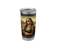Monna Lisa nera, mese della storia nera Bicchiere termico in acciaio inox doppia parete