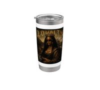 Monna Lisa nera, mese della storia nera Bicchiere termico in acciaio inox doppia parete